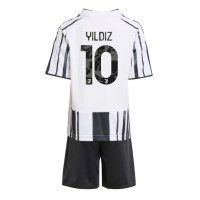 Juventus Kenan Yildiz #10 Domáci Detský futbalový dres 2025-26 Krátky Rukáv (+ trenírky)